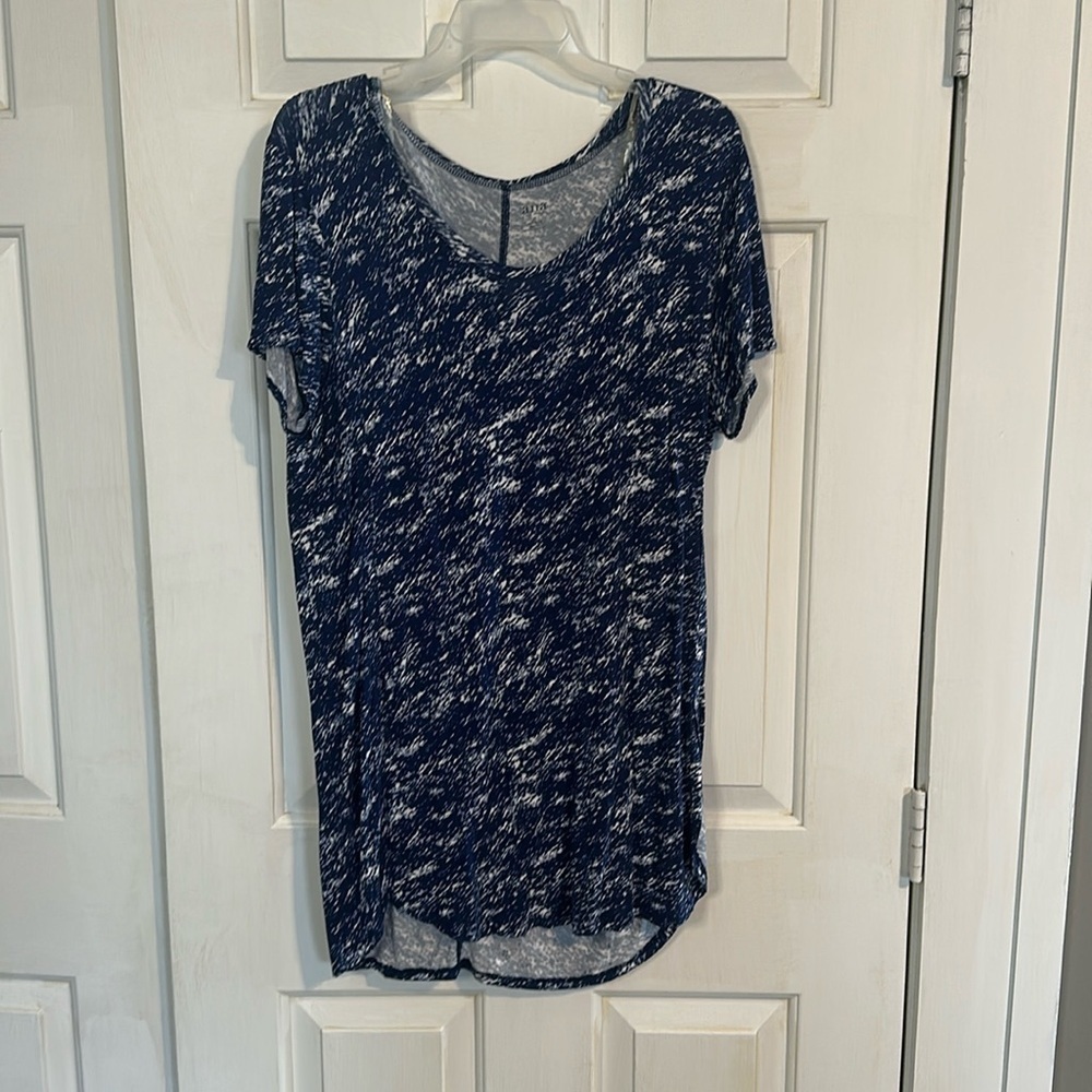 Ana Navy Tunic Tee XL